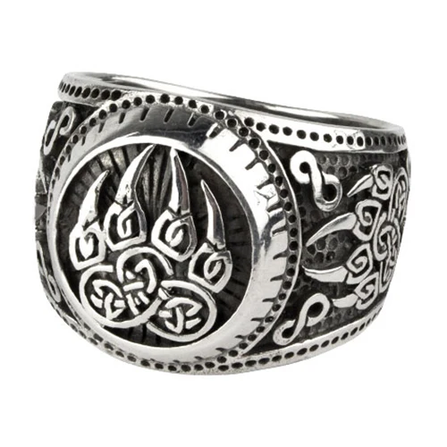 Echt etNox Bears Paw Ring Sterling Silver - Image 3