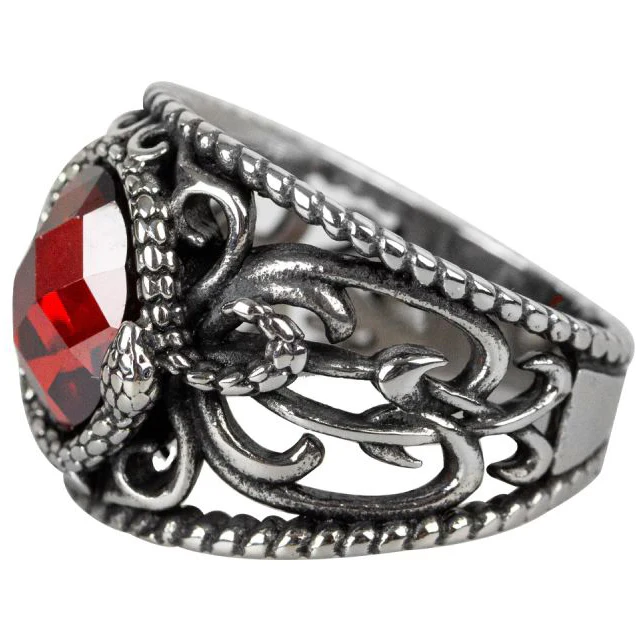 Echt EtNox Red Snake Ring - Image 3