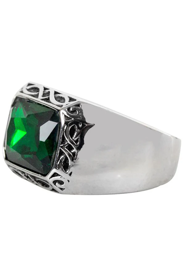 Echt etNox Sparkling Green Signet Ring