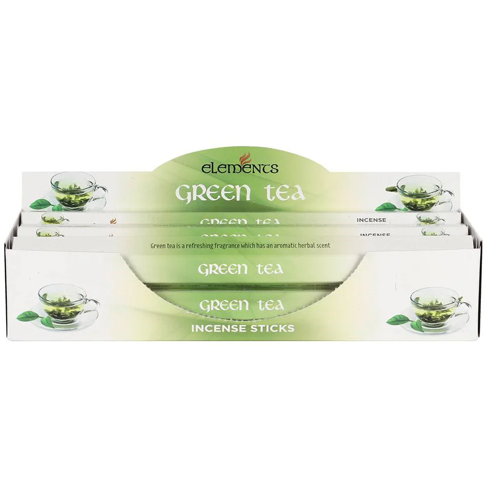 Elements Green Tea Incense Sticks - Image 2