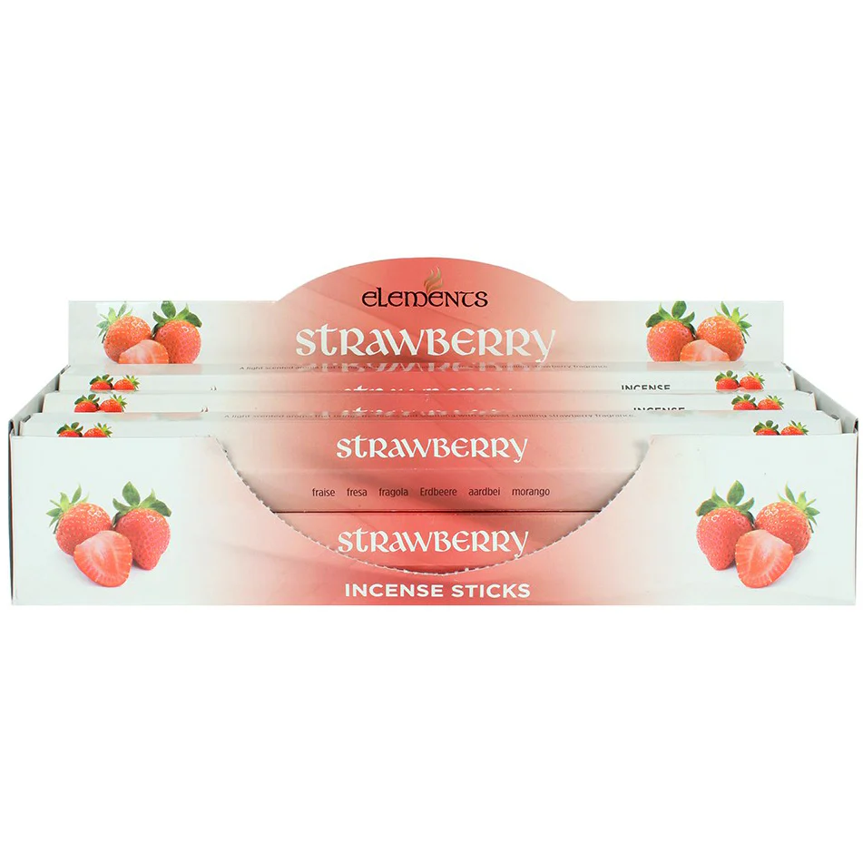 Elements Strawberry Incense Sticks - Image 2