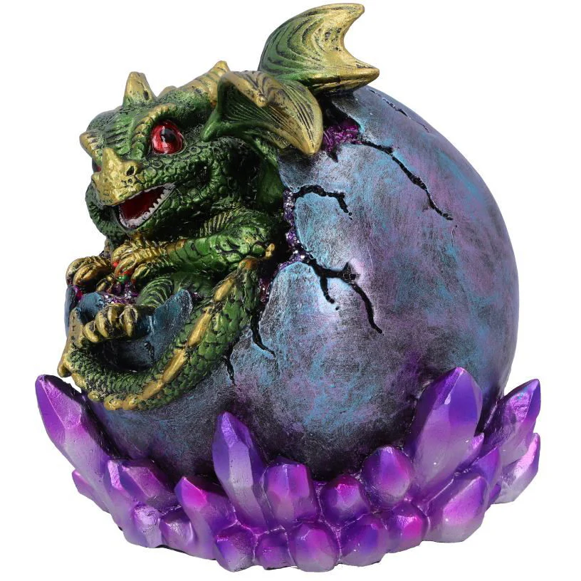 Emerald Hatchling Glow Dragon Green - Image 2