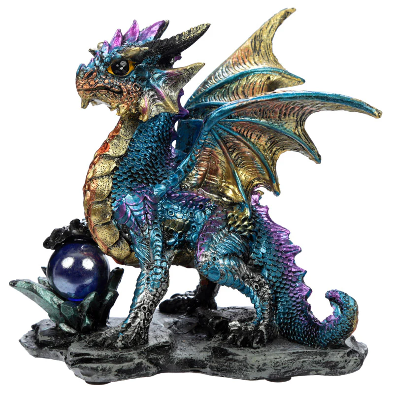 Enchanted Nightmare Blue Dragon Crystal Rock Soothsayer - Image 4