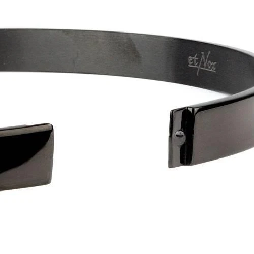 Echt etNox Story of O Black Steel Fetish Bracelet - Image 4