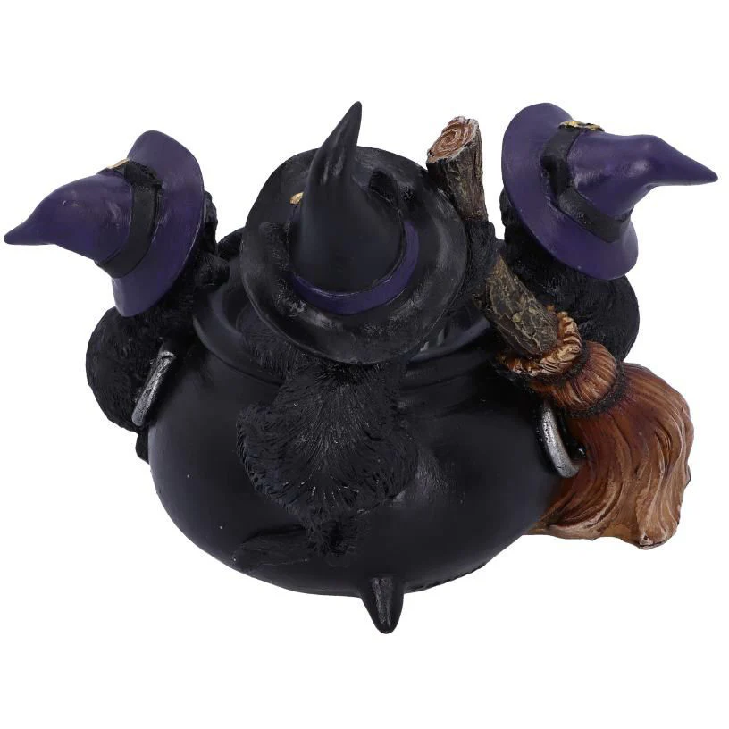 Familiar Cauldron Witches Cat Candle Holder - Image 5
