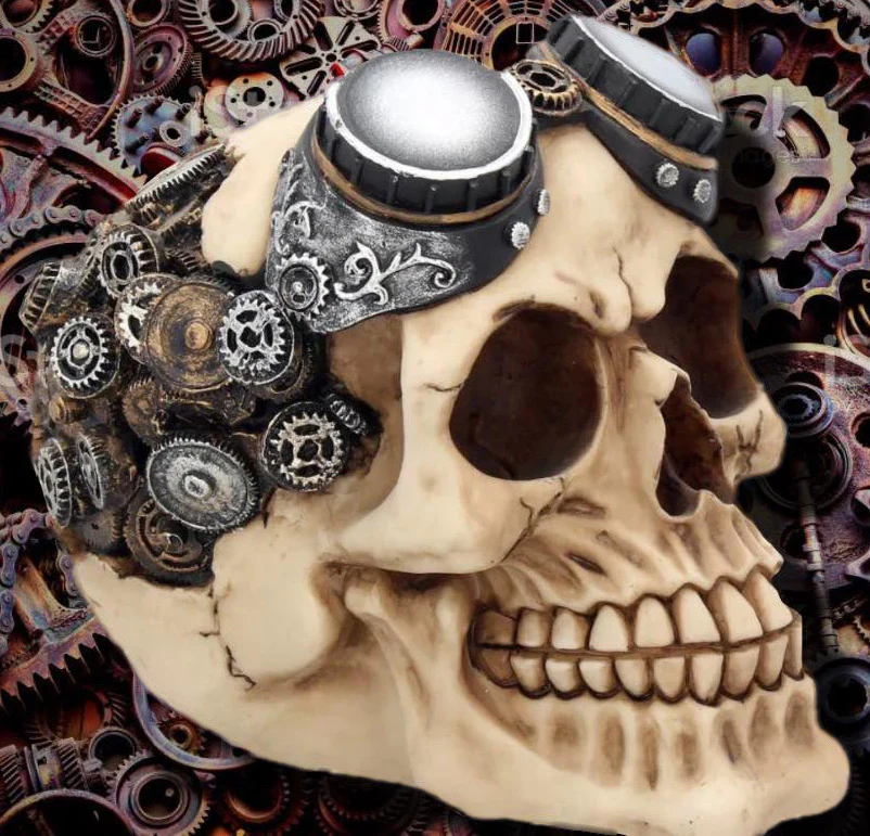 Goggles Steampunk Skull - Image 2