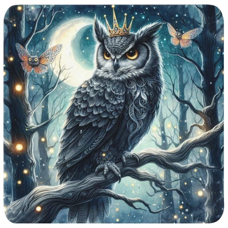 Gothic Owl Coaster Set - Image 4