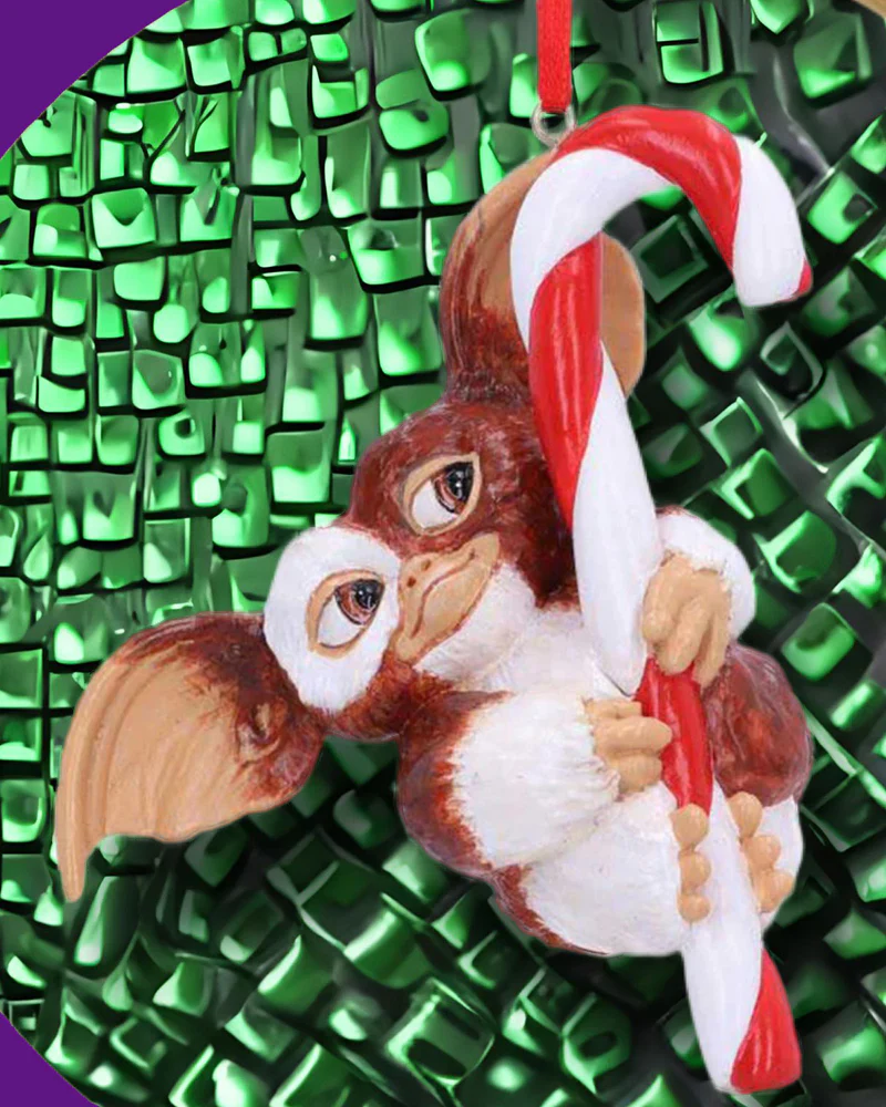 Gremlins Gizmo Candy Cane Hanging Ornament - Image 3