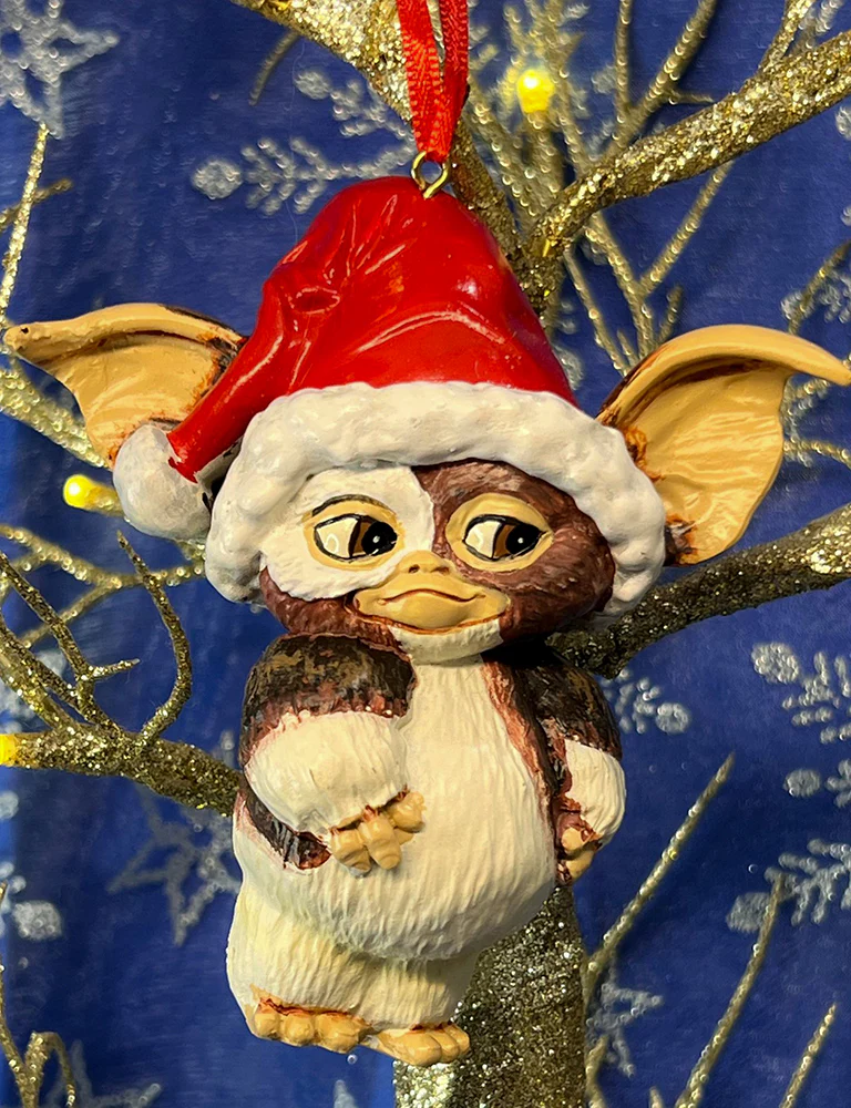 Gremlins Gizmo Santa Hanging Ornament - Image 3
