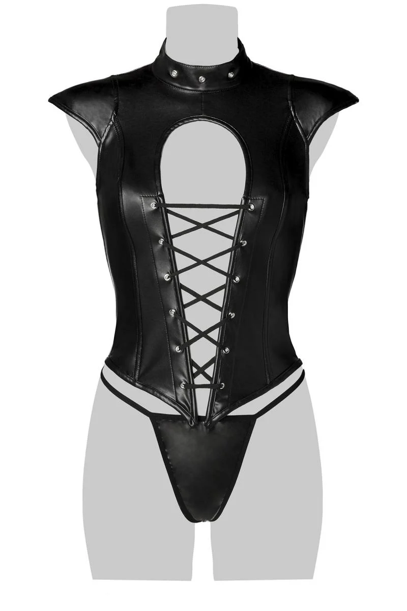 Grey Velvet Corset Set (XL) - Image 5