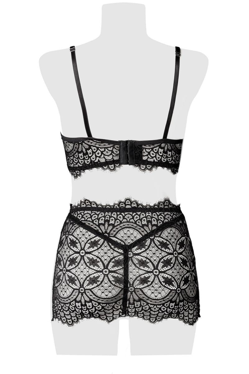 Grey Velvet Lace Set - Image 7