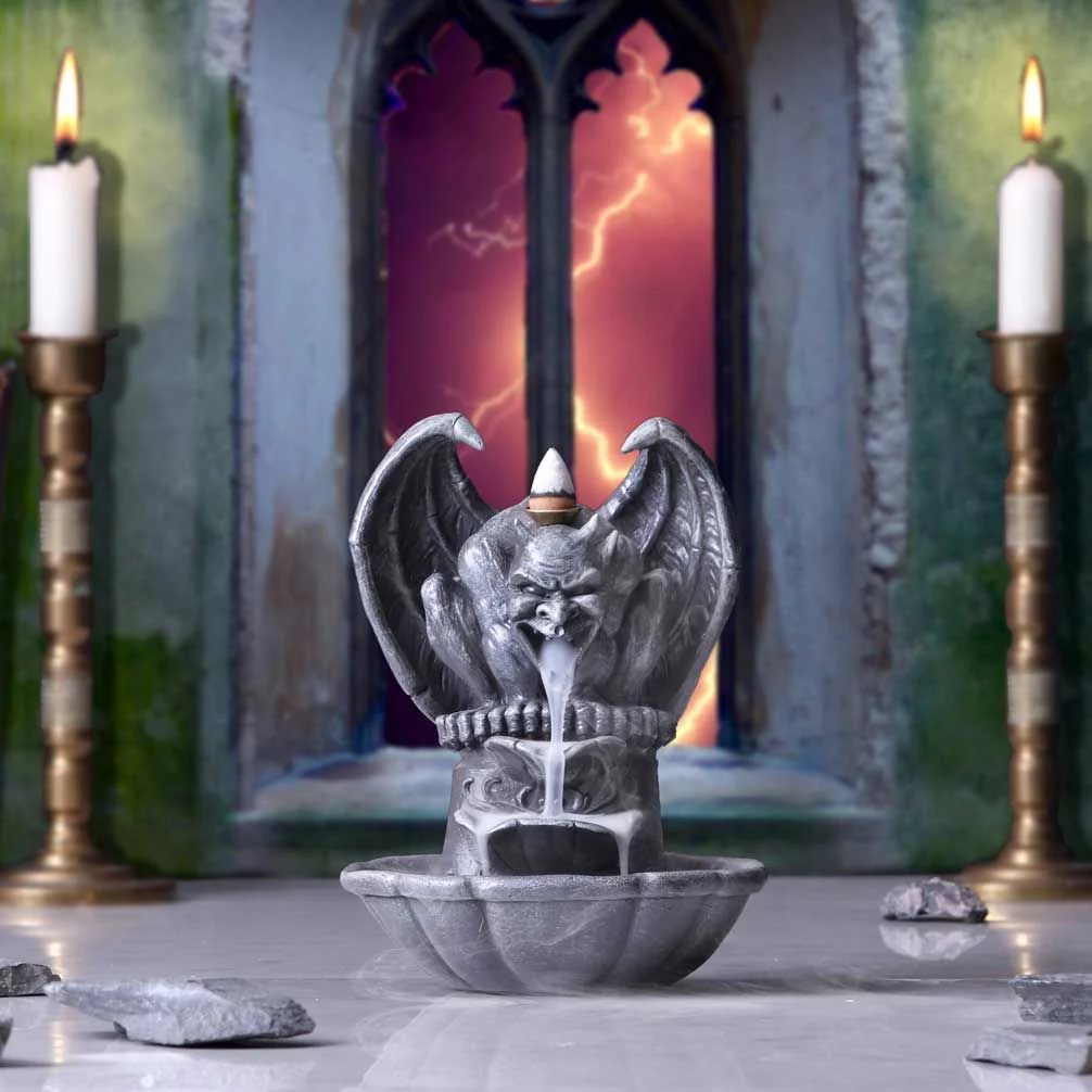 Grotesque Smoke Gargoyle Backflow Incense Burner - Image 3