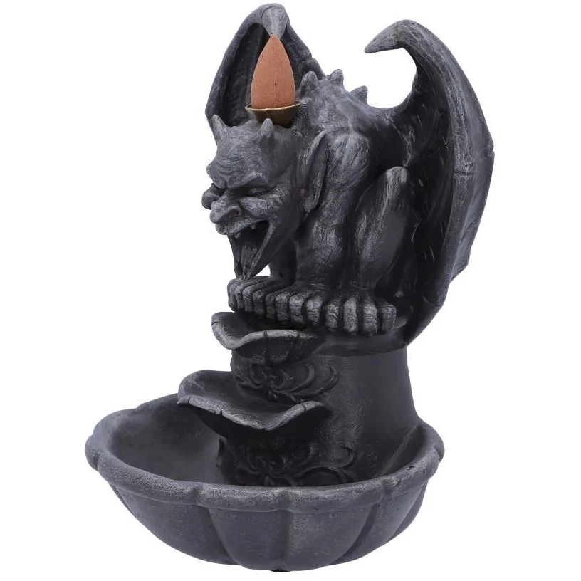 Grotesque Smoke Gargoyle Backflow Incense Burner - Image 4
