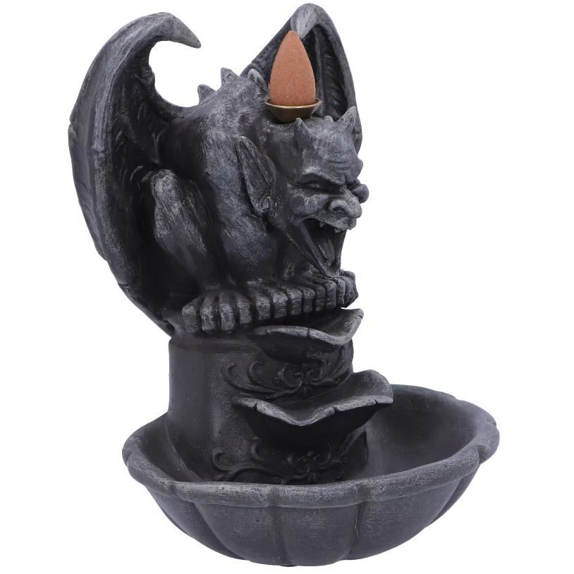 Grotesque Smoke Gargoyle Backflow Incense Burner - Image 6