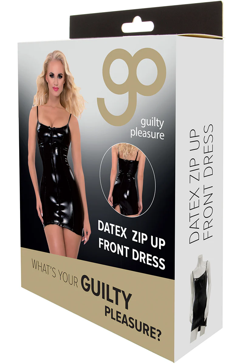 Guilty Pleasure Datex Front Zip Dress (S) - Image 7