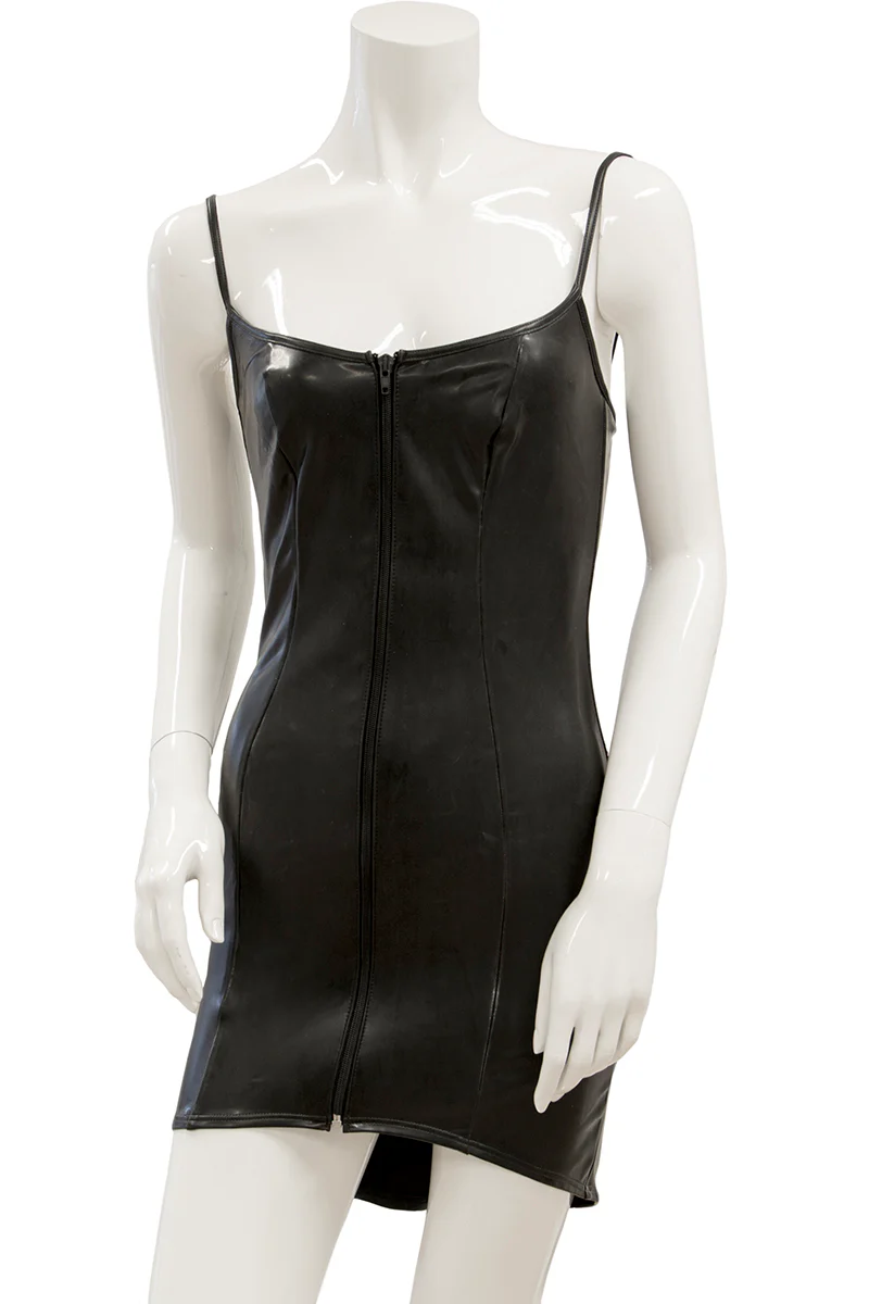 Guilty Pleasure Datex Front Zip Dress (S) - Image 8