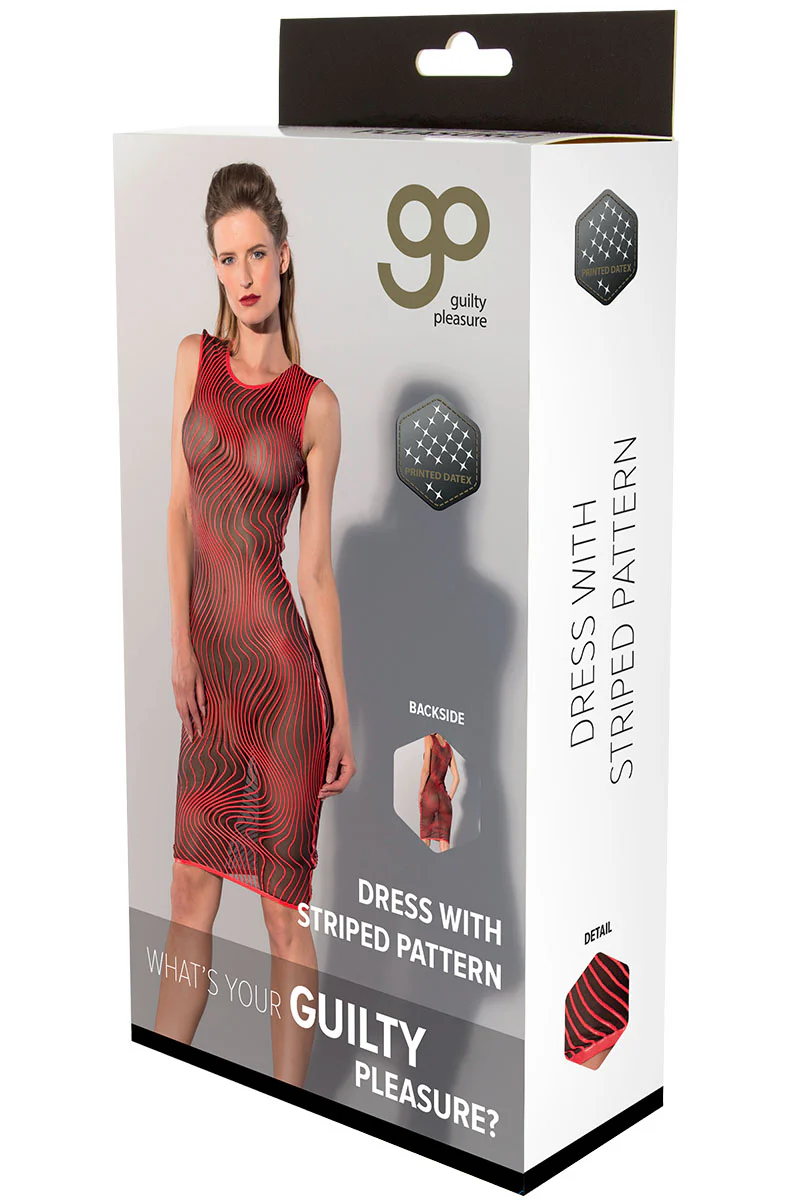 Guilty Pleasure Red Datex Dress - Image 7