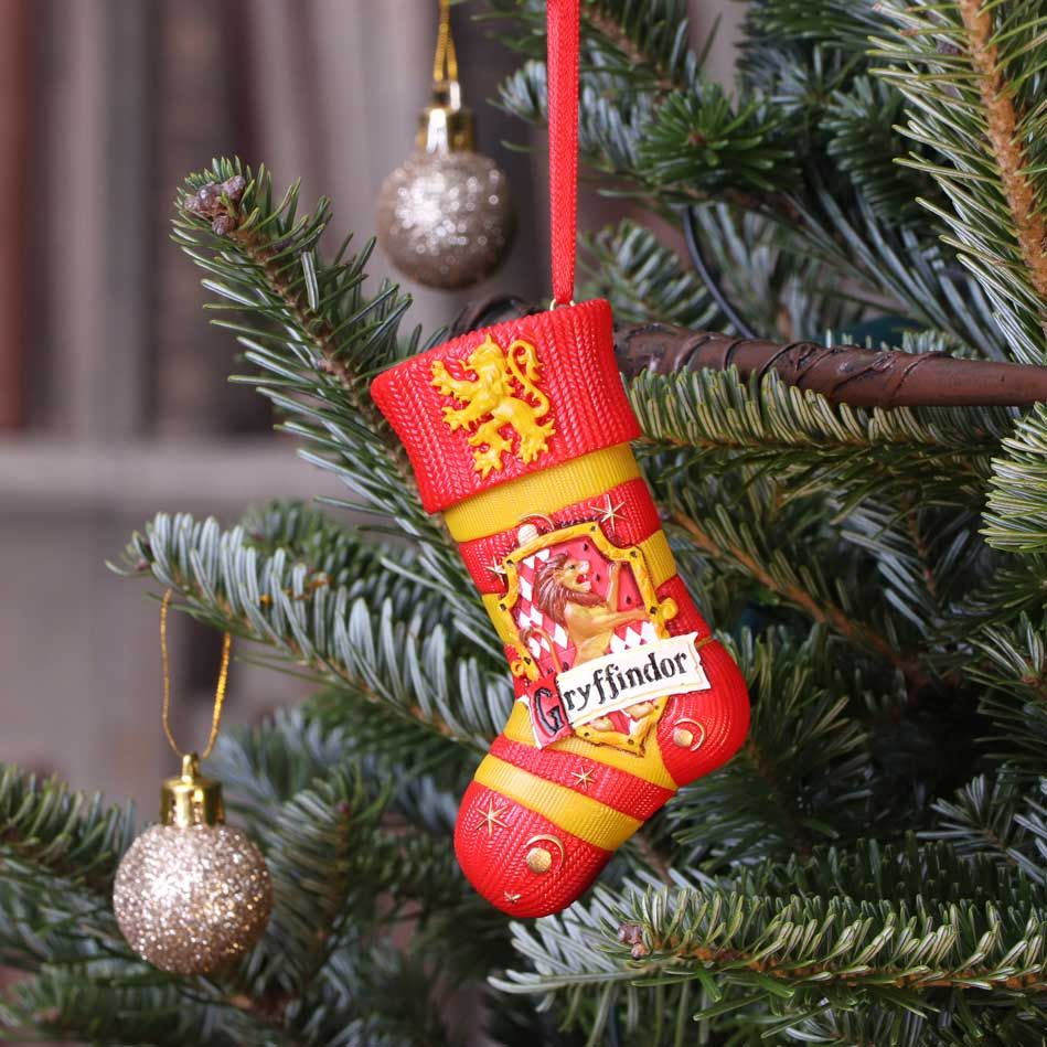 Harry Potter Gryffindor Stocking Hanging Ornament - Image 8