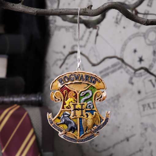Harry Potter Hogwarts Crest Christmas Ornament - Image 2