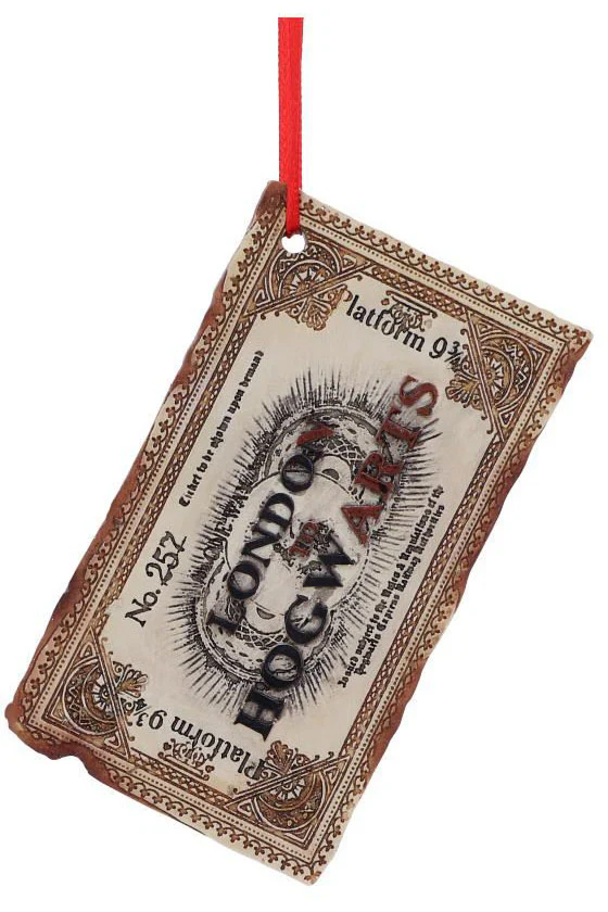 Harry Potter Hogwarts Ticket Hanging Ornament