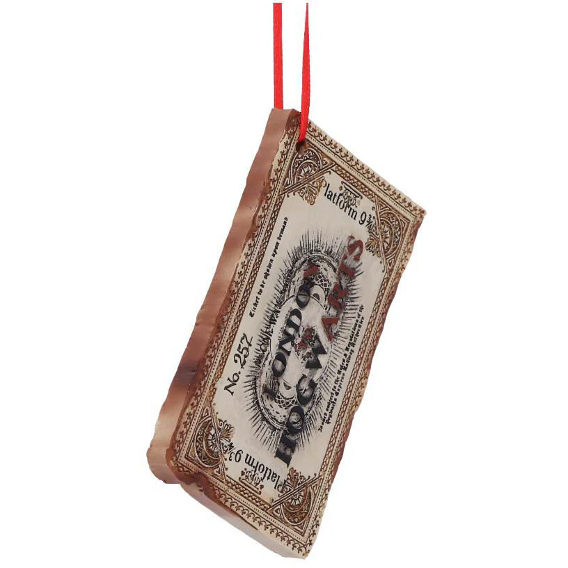 Harry Potter Hogwarts Ticket Hanging Ornament - Image 4