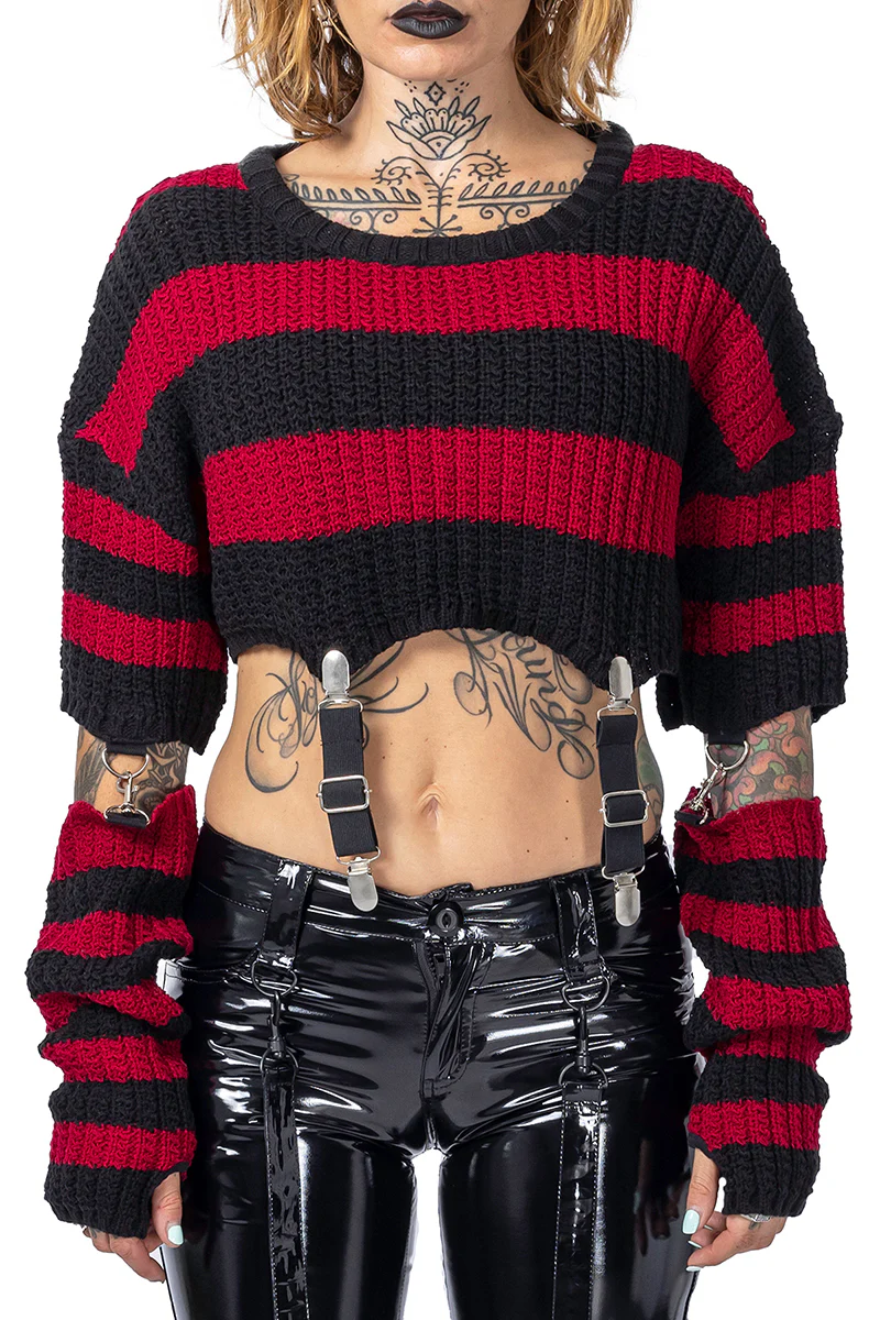 Heartless Isadora Top Black/Red (XL. 2XL) - Image 6