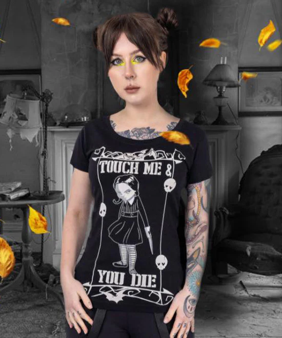 Heartless Touch Me You Die T-Shirt (XL,2XL) - Image 2
