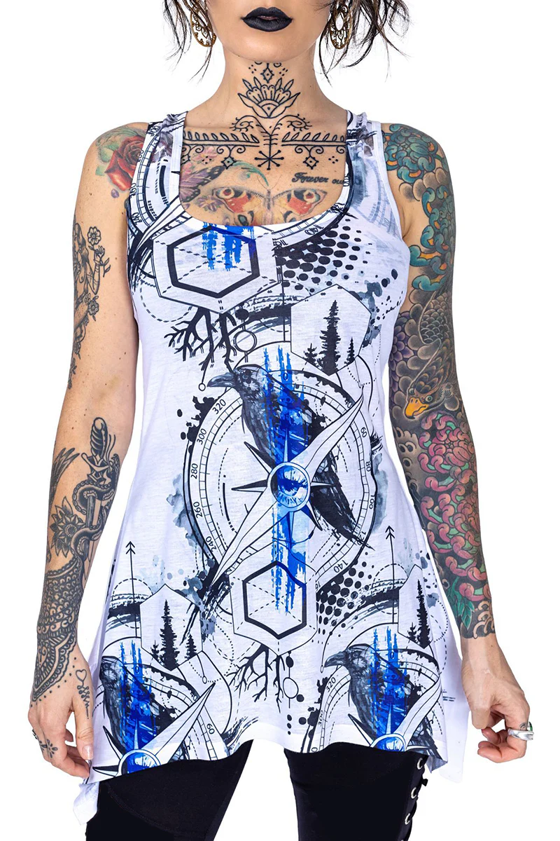 Innocent Crow Compass Top