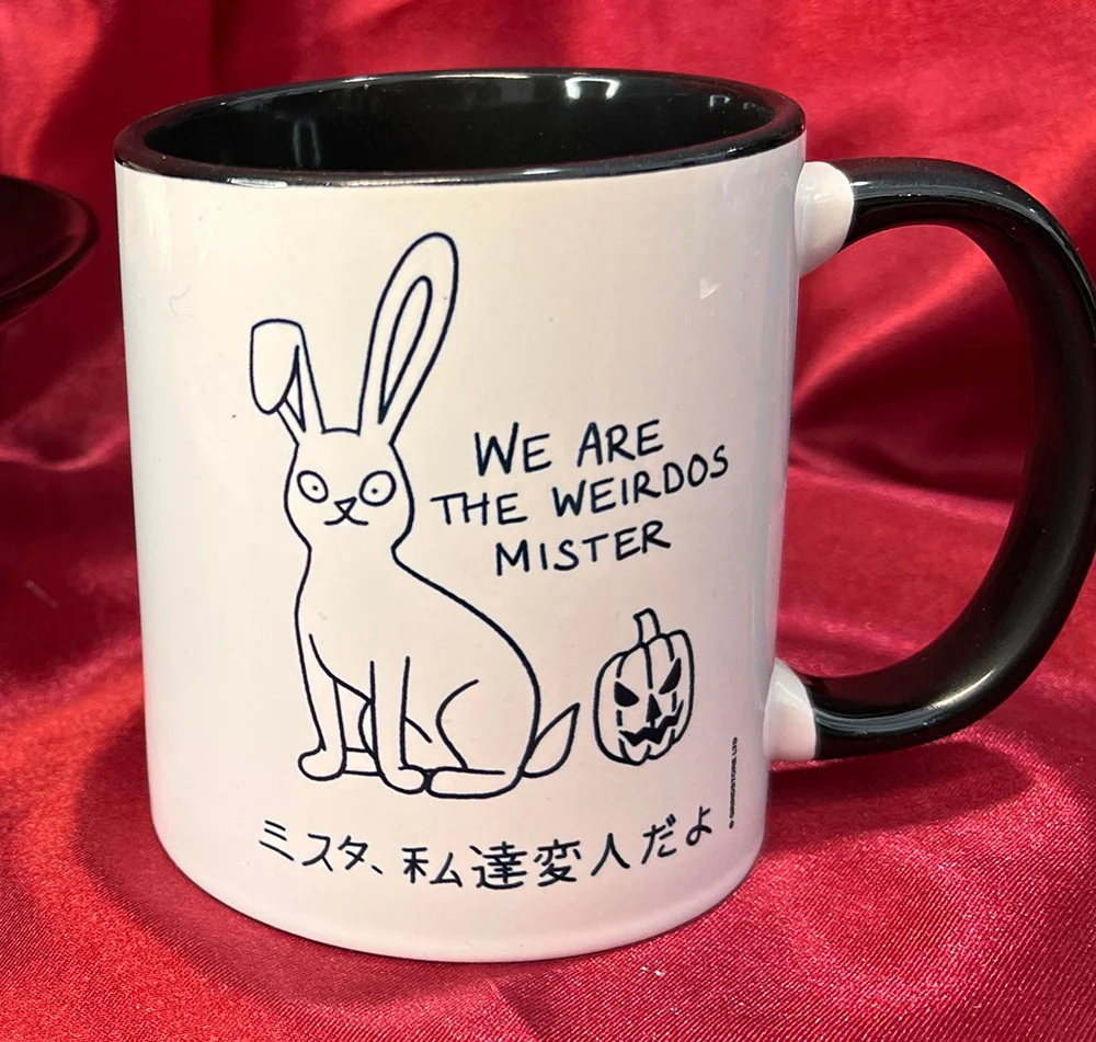 Kawaii Bunny We Are The Weirdos Mister Mug - Image 2