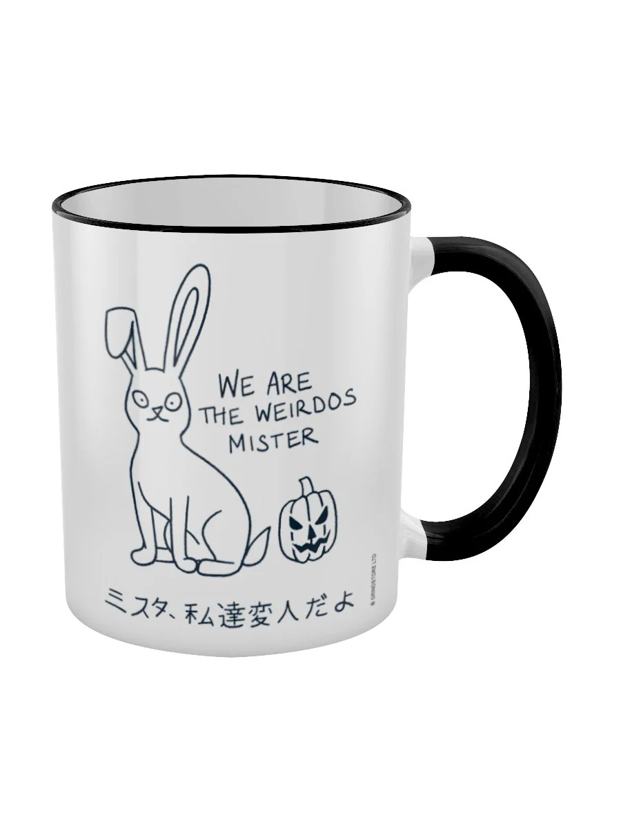 Kawaii Bunny We Are The Weirdos Mister Mug - Image 4