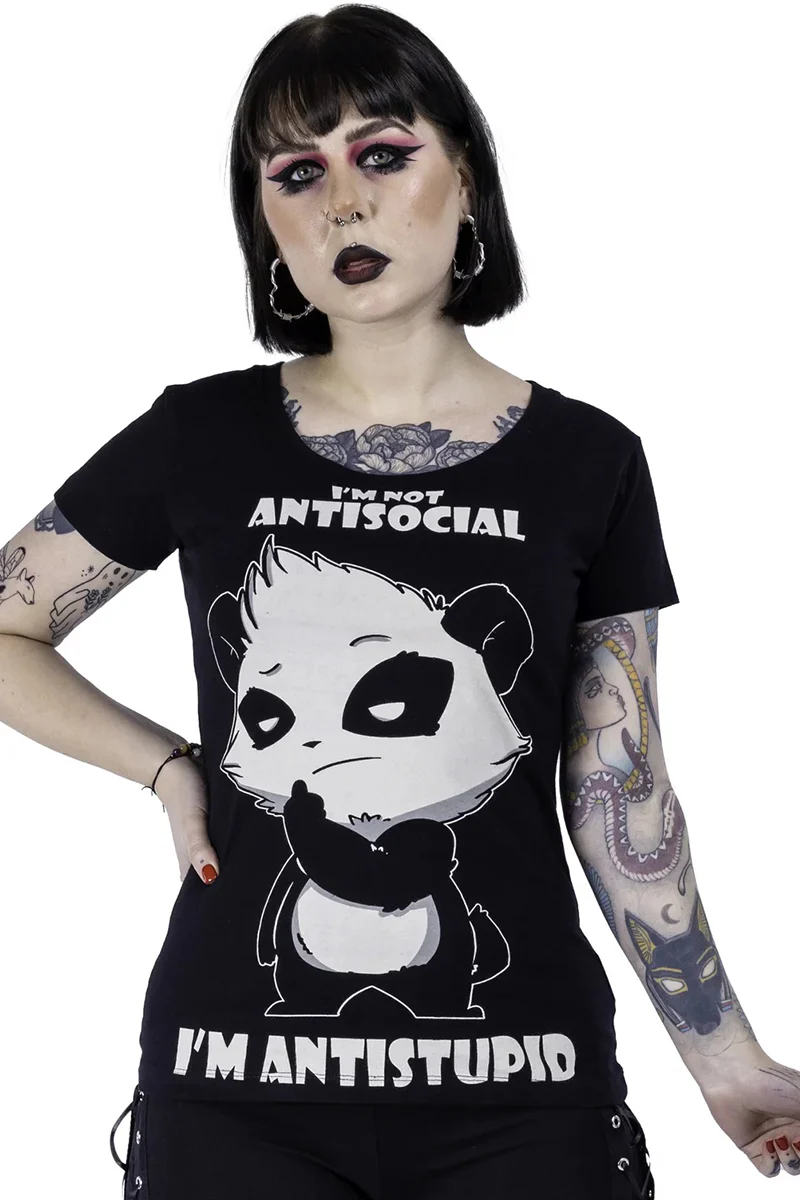 Killer Panda Antisocial TShirt