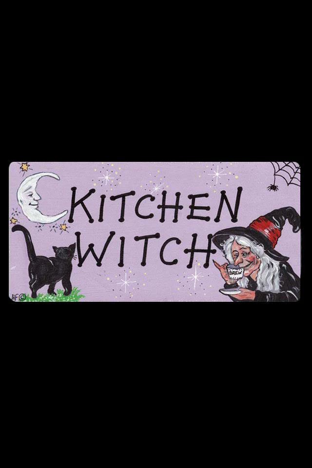 Kitchen Witch Smiley Fridge Magnet
