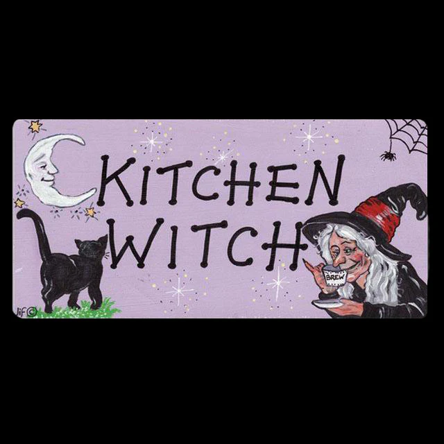 Kitchen Witch Smiley Fridge Magnet - Image 4