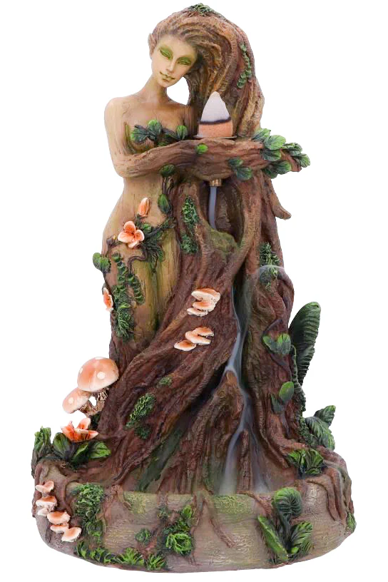 Lady Earth Backflow Incense Burner