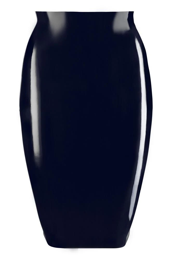 LATE-X Ladies Black Latex Skirt - Image 4