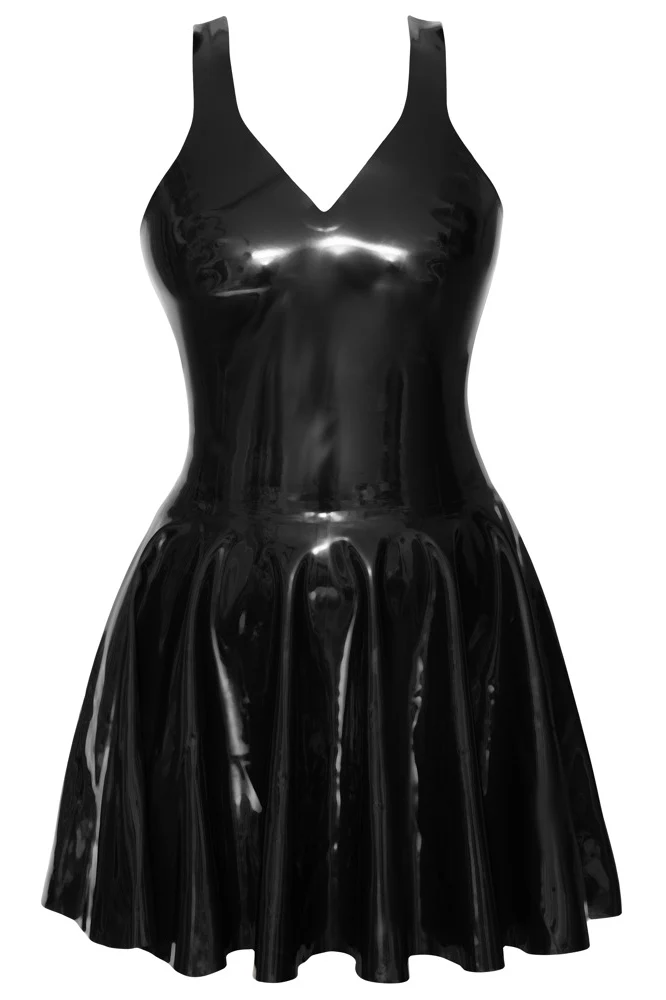 Late-X Latex Mini Dress - Image 2