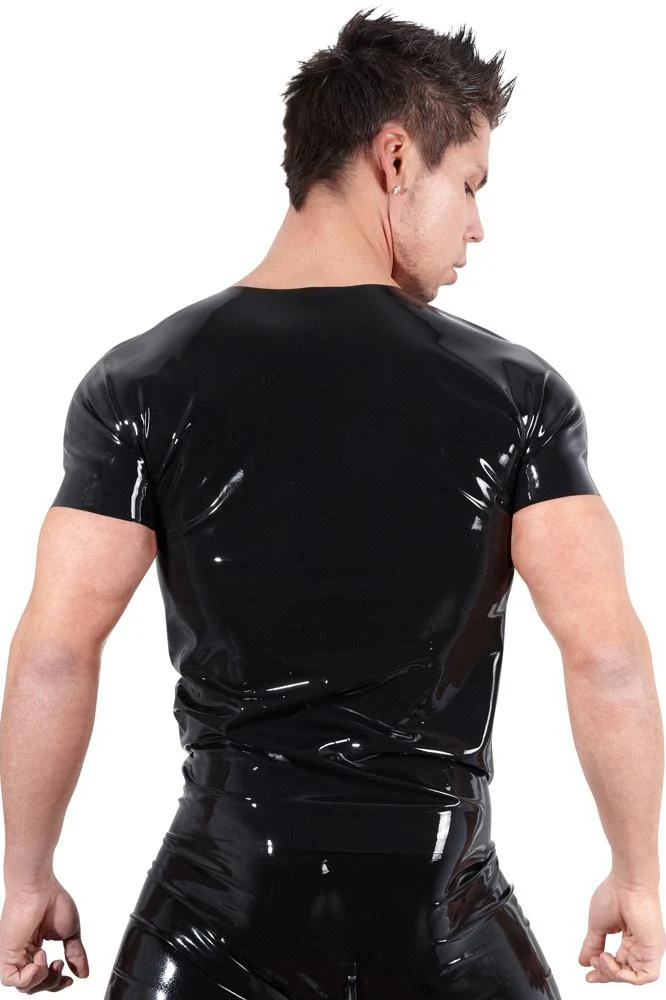 LATE-X Mens Latex Shirt - Image 3