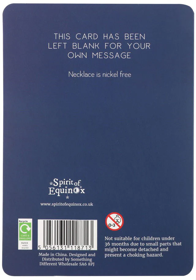 Libra Zodiac Necklace Card - Image 2