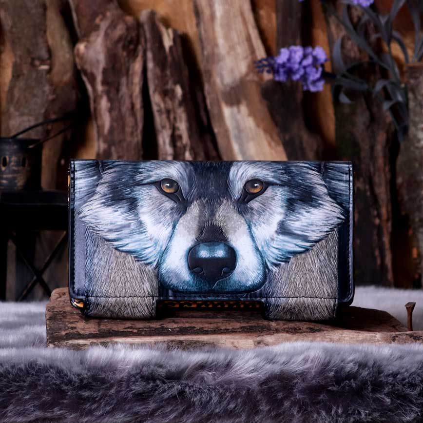 Lisa Parker Guardian Wolf Embossed Purse - Image 7