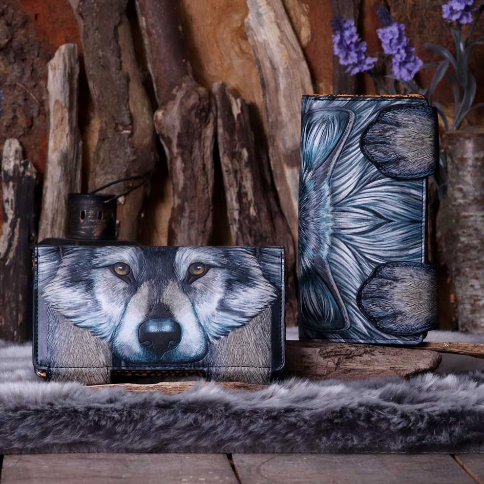 Lisa Parker Guardian Wolf Embossed Purse - Image 8