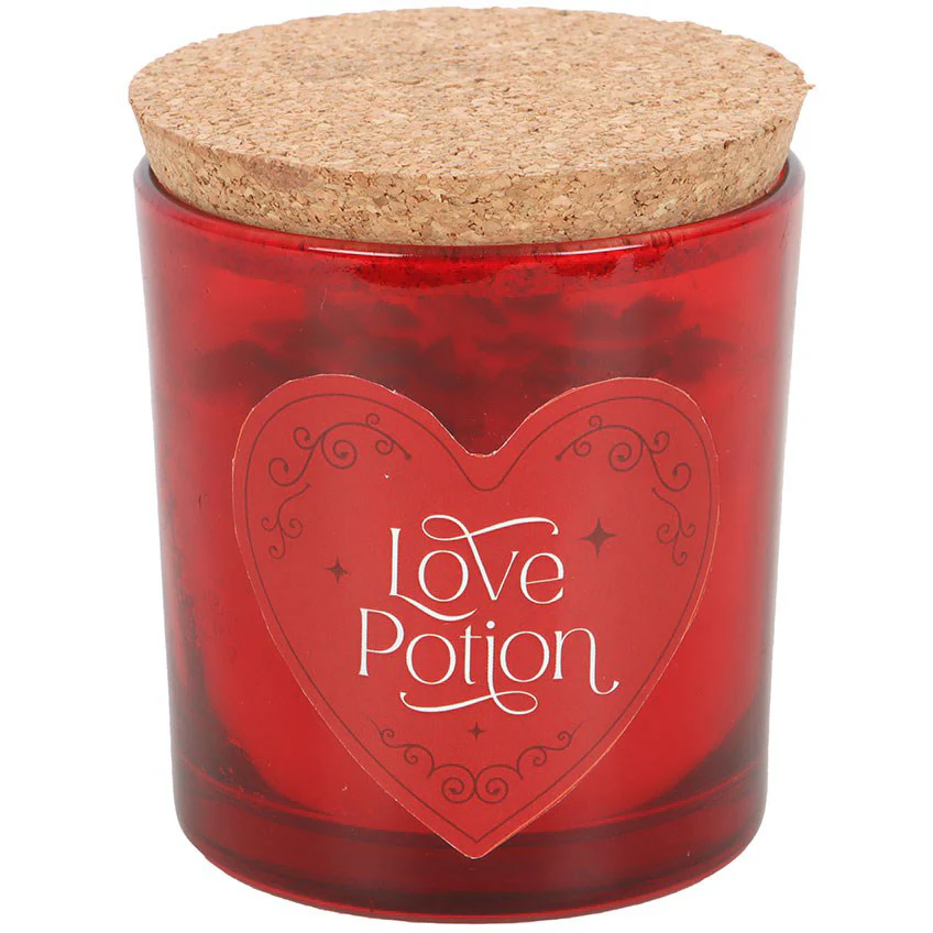 Love Potion Raspberry Crystal Chip Candle - Image 6