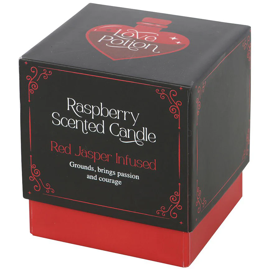Love Potion Raspberry Crystal Chip Candle - Image 7