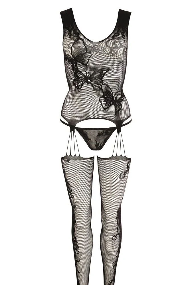 Mandy Mystery Basque Bodystocking - Image 7