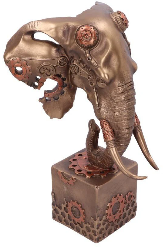 Mechephant Steampunk Elephant Figurine - Image 4