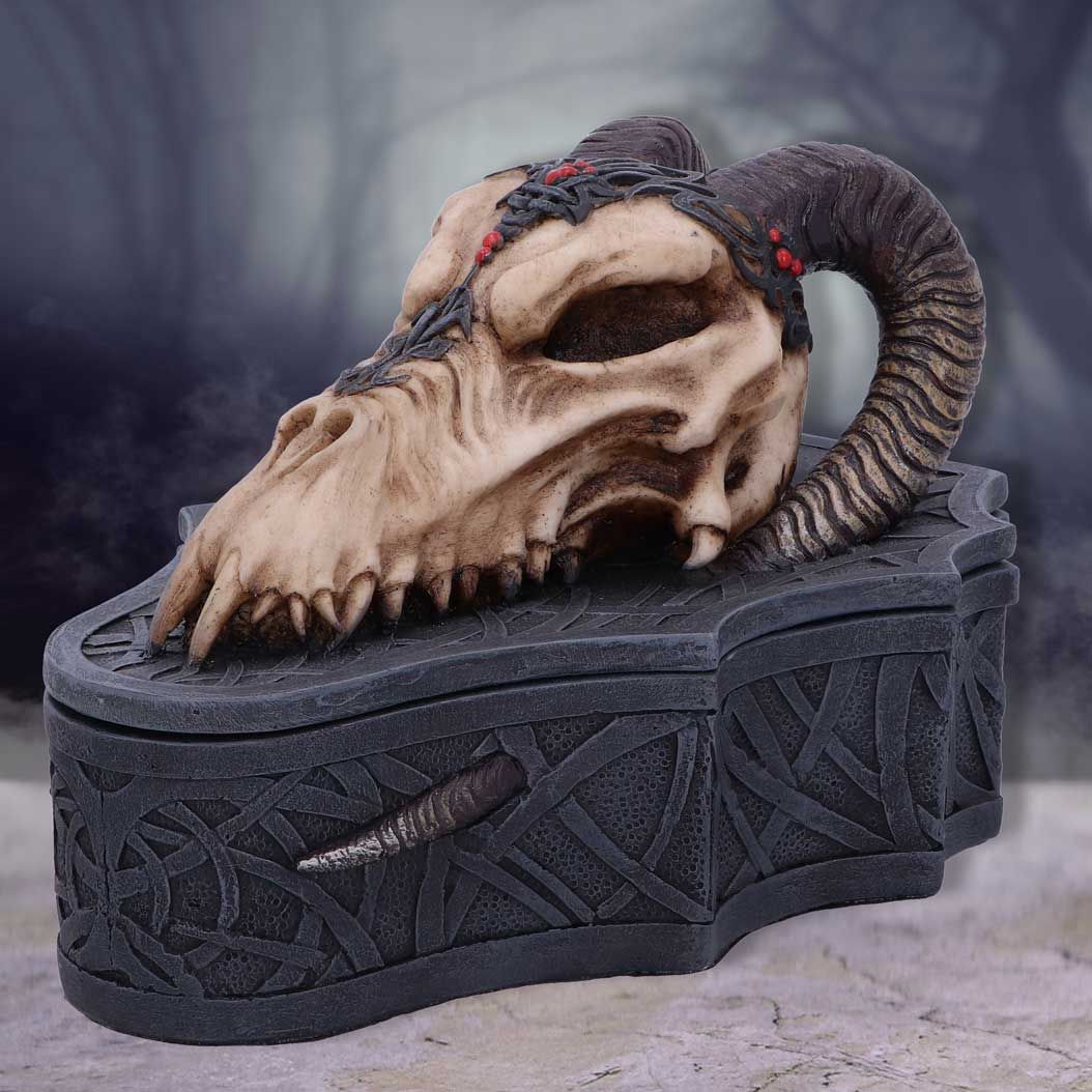 Monte Moore Dragon Skull Box - Image 7