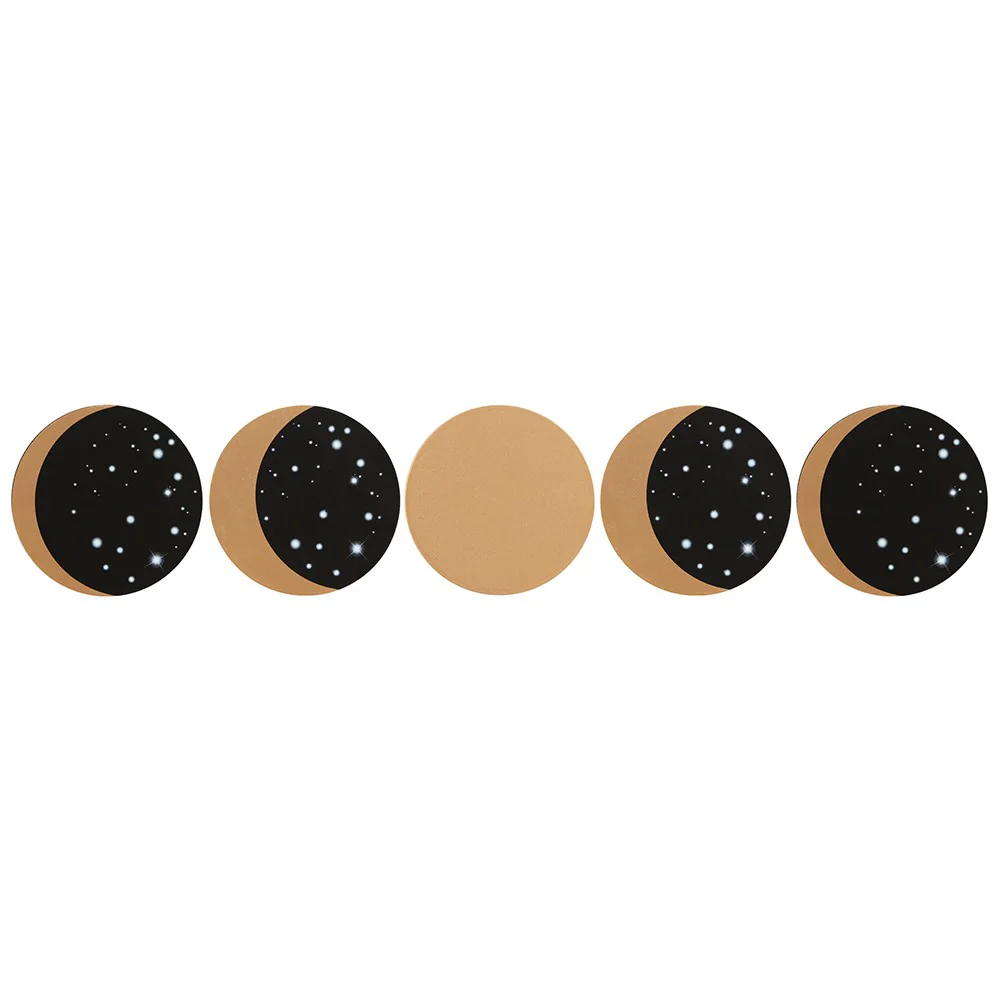 Moon Phases 5-Piece Coaster Set - Image 2