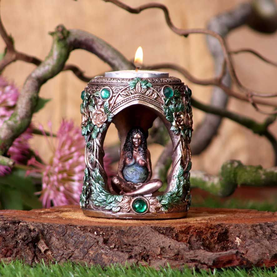 Mother Earth Tea Light Holder - Image 6