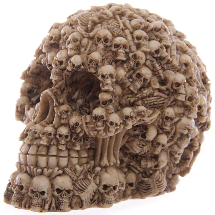 Multiple Skull Decorated Skull - Image 5