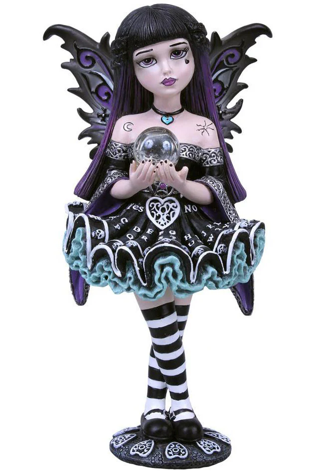 Mystique Little Shadows Fairy Figurine with Crystal Ball