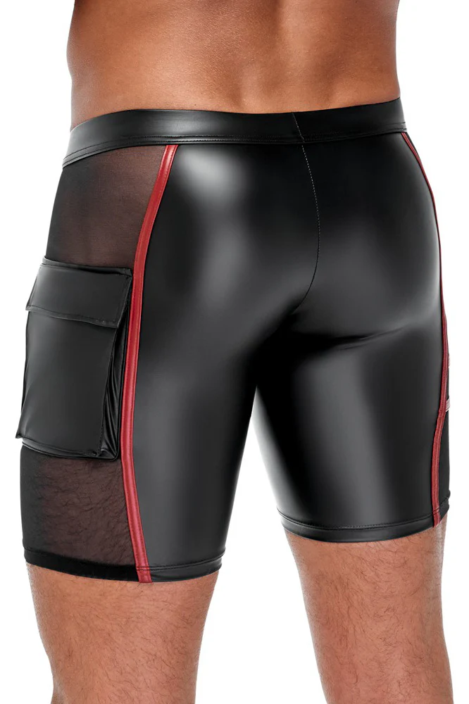 NEK Black and Red Shorts - Image 6